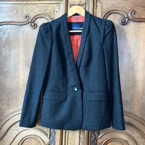 MAGASCHONI COLLECTION cashmere angora blend luxury tailored blazer jacket